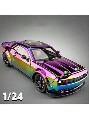 1 Pc  Diecast Sports Car for kids 20.5cm Length X 9.5cm Width X 6cm Height 1:24 - Image 1 of 3