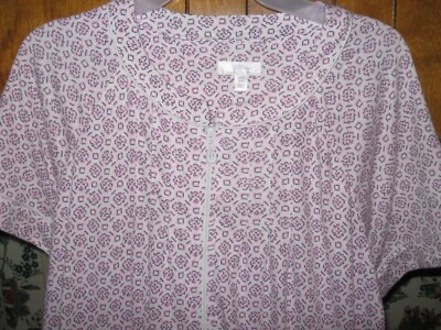 BATA MUJER TALLA PEQUEÑA MEZCLA POLIÉSTER ROSA Y BLANCO ESTAMPADO CREMALLERA FRONTAL NUEVO  Foto 1 de 4