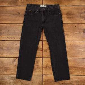 Vintage Lee Jeans Pants Trousers 33x29 Mens Straight Black Cotton - Picture 1 of 6