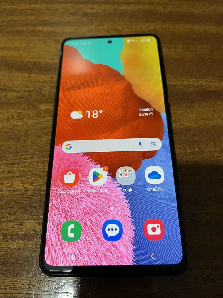 Samsung Galaxy A51 SM-A515F/DS - 128GB - Prism Crush Black (Unlocked) (Dual SIM) - Image 1 of 3