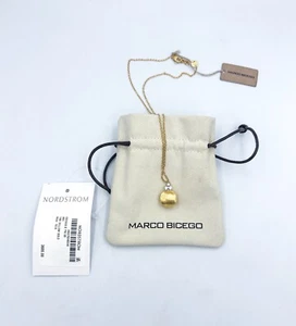 Marco Bicego Africa 18k 3-Diamond Pendant Necklace - $4250 Retail - Picture 1 of 5