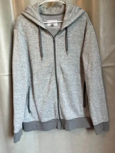 Goodfellow and Co Gray and white full zip hoodie Size XL - Picture 1 of 6