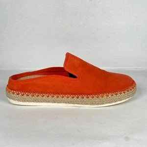 Dr. Scholl's Sunnie Mule Womens Size 9 M Orange Suede Espadrilles Slip On Shoes - Picture 1 of 10