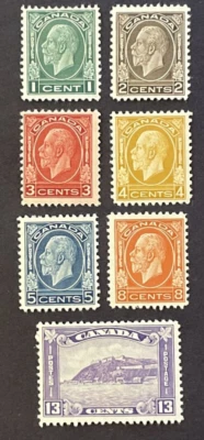 CANADA 1932 Set of 7 MH OG Sc 195-201 King George V - Image 1 of 2
