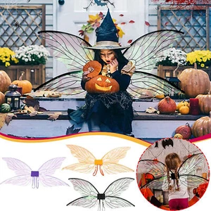 Butterfly Fairy Wings Costume for Women Girls Sparkle Princess Angel Wing Gift - Picture 1 of 11