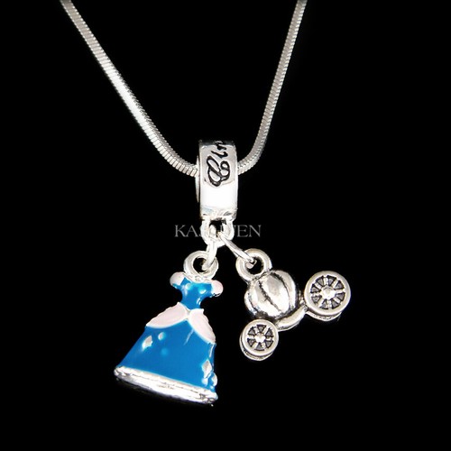 COACH Collana Charm Carrozza Zucca Vestito Principessa Regalo 15° 16 Compleanno Bambina