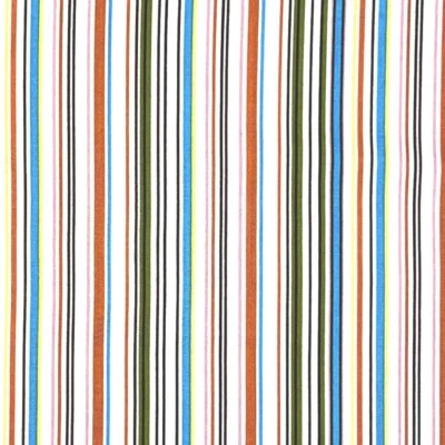 Von 1/2 Yard OOP 2010 orange grün blau gelb Streifen Heidi Grace Baumwollstoff - Bild 1 von 4