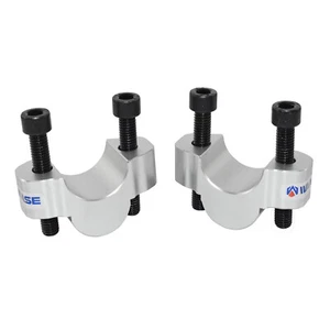 Silver Handlebar Riser Moves Bar Up +20mm For YAMAHA Tenere 700 XTZ07 2018-2024 - Picture 1 of 11