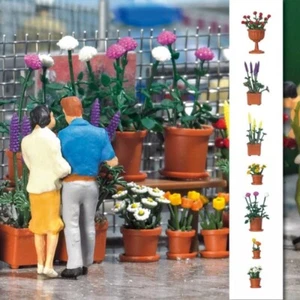 Busch 1209 MACETEROS CON FLORES Escala H0 - Imagen 1 de 1