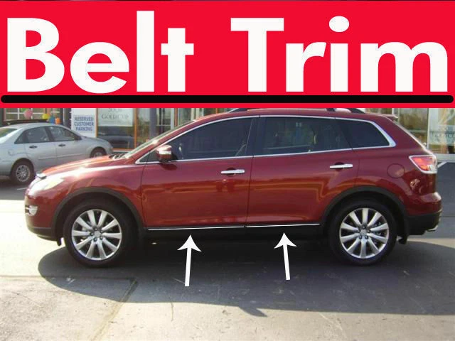 For Mazda CX-9 CX9 Chrome Body Side Molding Trim Kit 2007 2008 2009 2010-2017 - Image 1 of 4