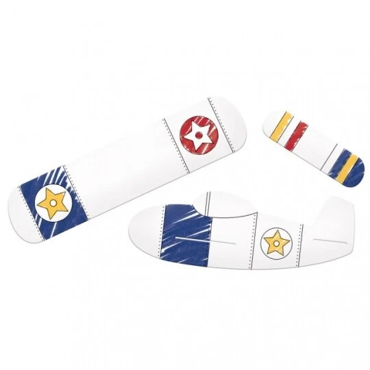 Набор Lil Flyer Color Your Own Airplane 6 в упаковке тематика самолета 7 дюймов x 8 дюймов вечеринка - Изображение 1 из 1