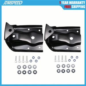 Rear Leaf Spring Hanger Shackle Bracket Pair Set for Chevy Silverado GMC Sierra - Picture 1 of 12