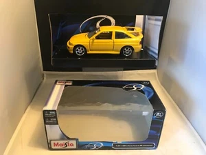 Ford Escort RS Cosworth 1994 Maisto 1:24 amarillo muy bueno - Imagen 1 de 12