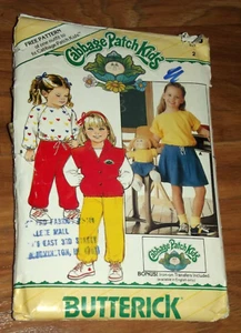 Butterick 6590 Cabbage Patch Kids Skirt Pants Vest Top  Pattern  Child Size 2 - Picture 1 of 2
