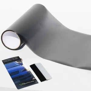 30 x 150cm Matt Schwarz Rücklicht Smoked Tönungsfolie Auto Heck + Rakel Werkzeug - Bild 1 von 4