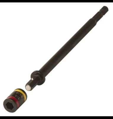Porca sextavada magnética reversível Malco MSHXLC C-Rhex 6 L x 1/4 e 5/16 pol. - Imagem 1 de 2
