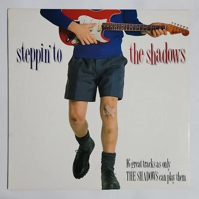 THE SHADOWS - 'Steppin' To The Shadows' 12" Vinyl LP Record 1989 AUST. PRESSING - Image 1 of 4
