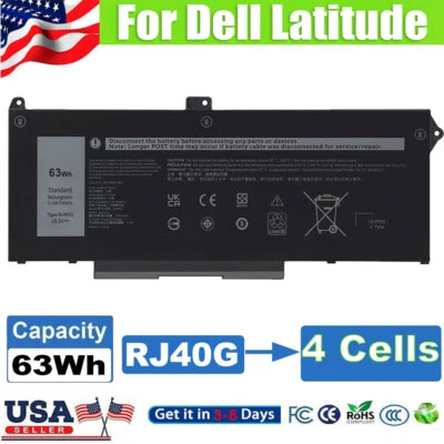 ✅Bateria RJ40G para Dell Latitude 14-5420 15-5520 Precision 15 3560 P137G 63Wh - Imagem 1 de 4