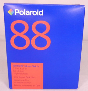 Polaroid 88 Color Instant Pack Film 10 Photos NOS Sealed 2004 Expiration