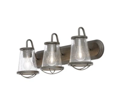 Designers 喷泉 (87003-WI) 达比 3 轻铁浴条灯 — 第 1/2 张图片