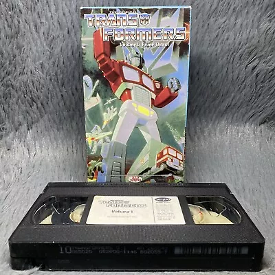 Transformers - Volume 1: Prime Threat VHS Tape 1999 Kid Rhino Animated Show - Image 1 of 4