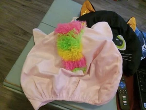 New Plush Unicorn Head Mask Unisex Oversized Cosplay Costume Halloween - Picture 1 of 13