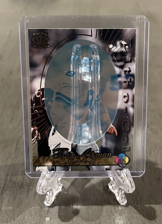 1996 Pacific “Litho-Cel Cels” Troy Aikman (#Cel-25) - Image 1 of 4