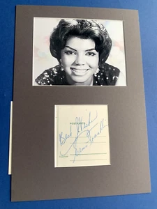ERMA FRANKLIN (†2002) Tarjeta postal/Passepartout 20x30 autógrafo firmado en persona - Imagen 1 de 2