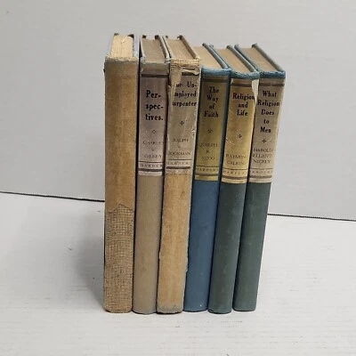 Blue Ombre Decorator Book Lot/6 Antique Harpers Staging Collection 1930s - Image 1 of 4