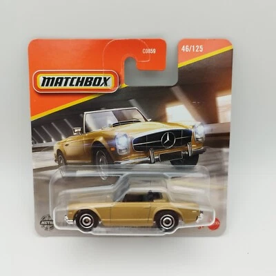 Matchbox Mercedes-Benz 230 SL Pagode 1963 – Champagne – Mainline 2025  1:64 Neuf - Photo 1/4