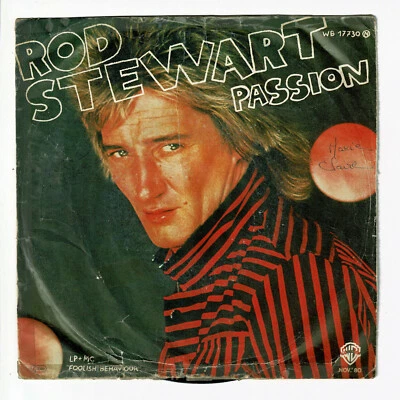Rod STEWART Vinile 45 Giri 7" SP PASSION - BETTER OFF DEAD - WB Records 17730 - Immagine 1 di 3