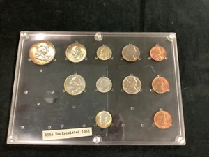 1955 United States Mint Silver Uncirculated Set 90% Silver! - Picture 1 of 2