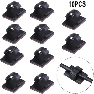 Keep Your Wires Neat and Tidy with SelfAdhesive Wire Tie Clamp (10Pcs) - Photo 1/20