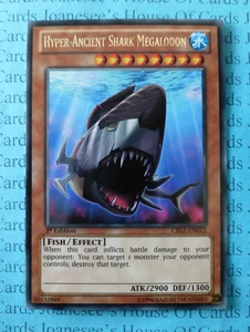 CBLZ-EN012 Hyper-Ancient Shark Megalodon Yu-Gi-Oh Card 1st Edition New - Picture 1 of 4