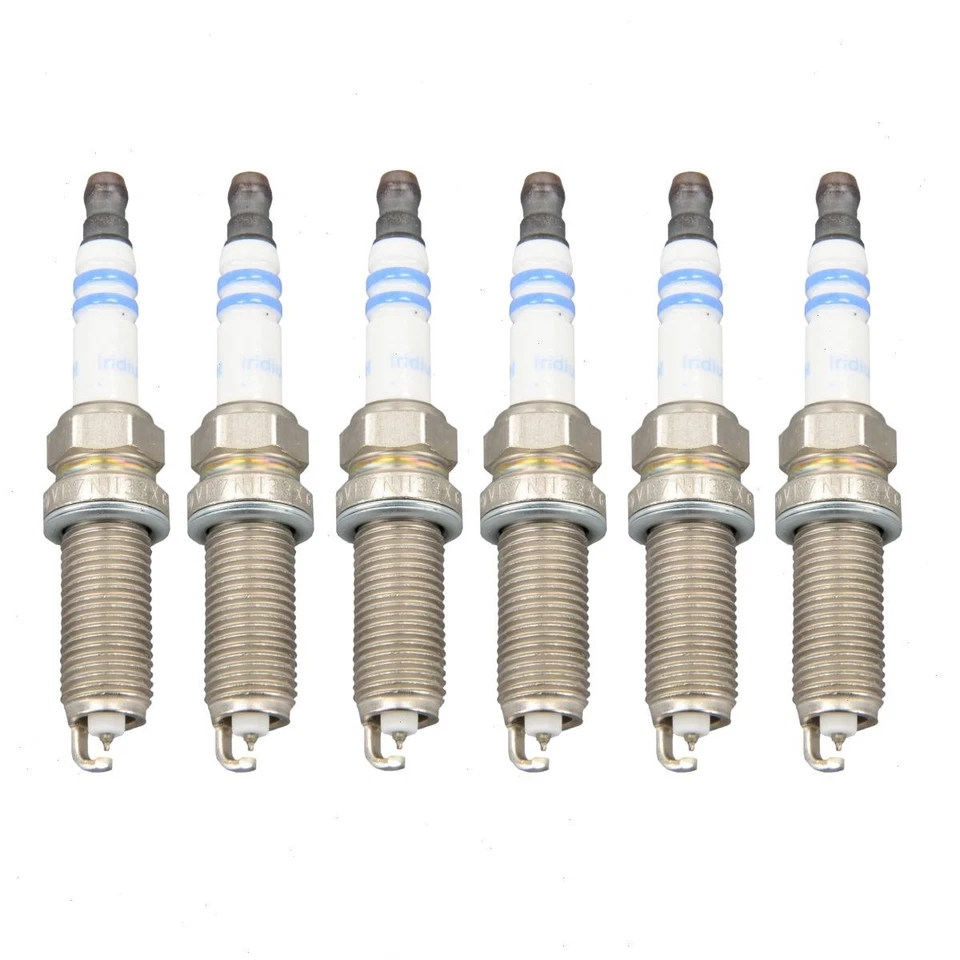 6 bujías dobles de iridio Bosch para Nissan 370Z 2009-2020 3,7 L V6 eb Foto 1 de 4