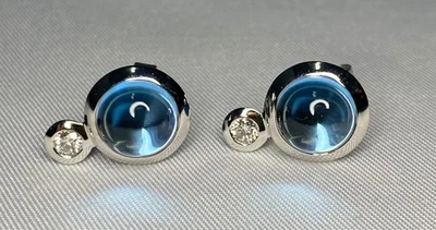 Tamara Comolli - Ohrstecker - Bouton - Swiss Topas und Diamanten - Bild 1 von 4