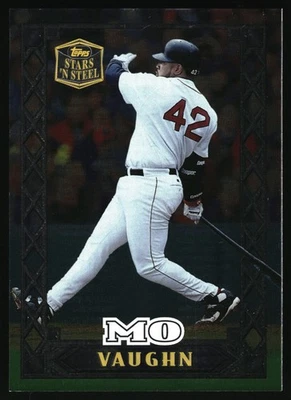 1998 Topps Stars 'n Steel - Mo Vaughn #5 - Image 1 of 2