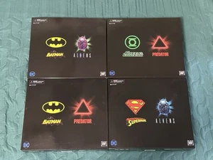 NECA SDCC - Complete Set DC vs Alien+Predator 2-Pack Set - BRAND NEW & SEALED - Picture 1 of 16