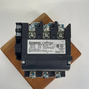 SIEMENS 40FP32AF CONTACTOR Size 2 / 3 PHASE / 3 POLE / 120V COIL - NEW - Picture 1 of 7