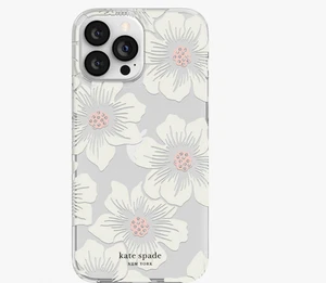 Kate Spade Pink and White iPhone 6.1" 2021 Stylish Phone Case - Picture 1 of 1