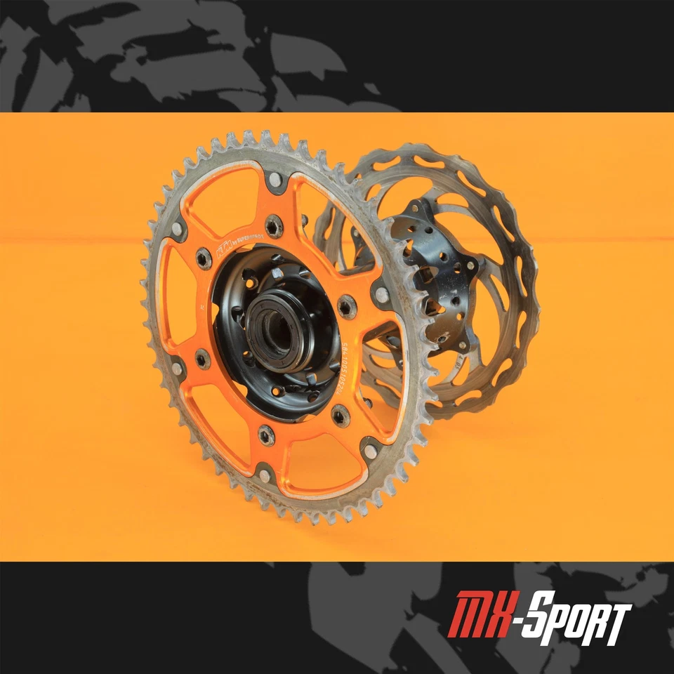 13-22 2016 KTM 250 SX-F OEM Rear Wheel Hub Sprocket Rotor Assembly 25010010144 - Image 1 of 4