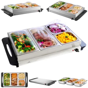Buffetwärmer Speisewärmer Buffet Wärmer Speisenwärmer Warmhalteplatte Catering - Bild 1 von 9