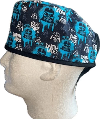 Star Wars Darth Vader Dark Side Scrub Hat Chemo Cap - Image 1 of 4