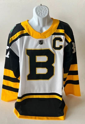 Patrice Bergeron #37 2019 波士顿棕熊队 NHL 曲棍球球衣 XL 码 — 第 1/4 张图片