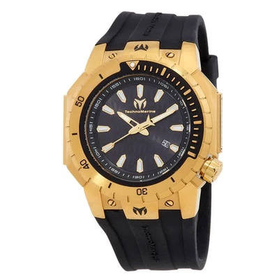 Technomarine Manta Sea Quartz Black Dial Men's Watch TM-224011 - Image 1 of 3
