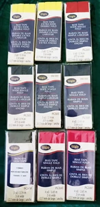 Lot 9 WRIGHTS Bias Tape Single & Dbl Fold Various Colors/Single & Dbl Wide - Picture 1 of 17