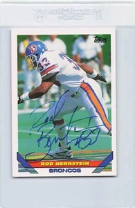 1993 Topps #578 Rod Bernstine Broncos Signed Auto *K7505 - Picture 1 of 2