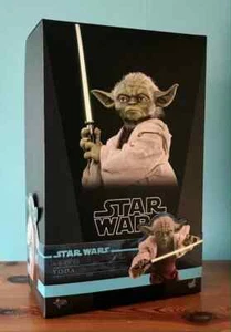 STAR WARS YODA 1/6 HOT TOYS MMS 495 NO SIDESHOW - Foto 1 di 2