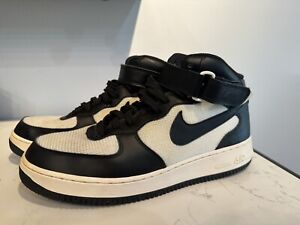 Nike Air Force 1 Mid '07 Shoes Black Summit White 315123-037 Mens Size 11