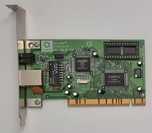 Tarjeta de red ReadyLINK RL100ATX/PCI (RJ45, Compex, Ethernet, retro, 1998) - Imagen 1 de 4